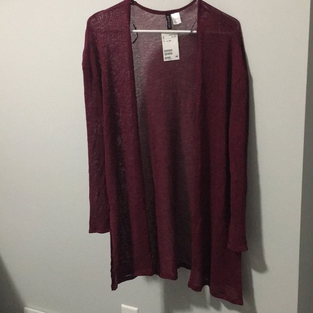 NWT H&M Lightweight Maroon Sweater